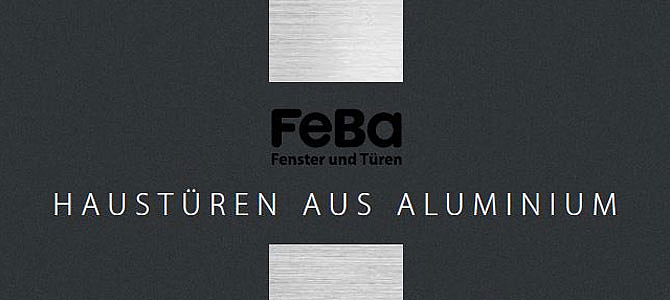 FeBa Aluminium Haustüren