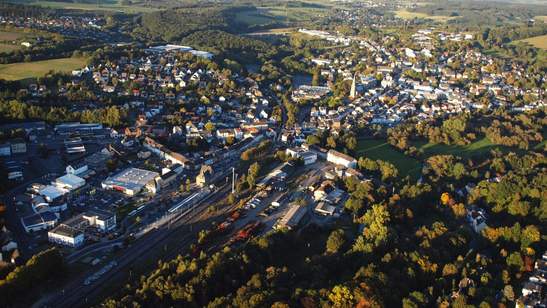 Luftaufnahme von Altenkirchen im Westerwald
