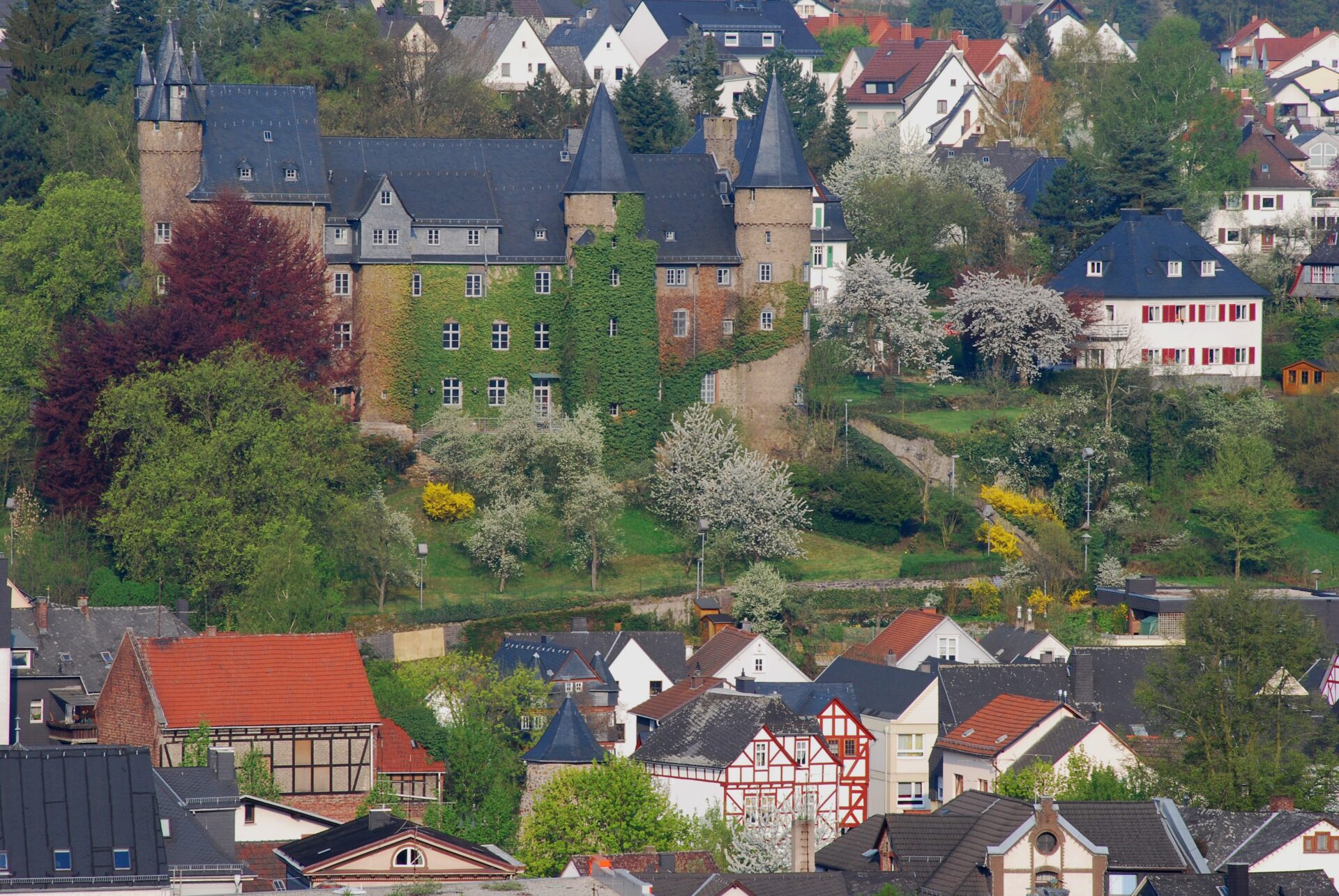 Blick auf das Herborner Schloss